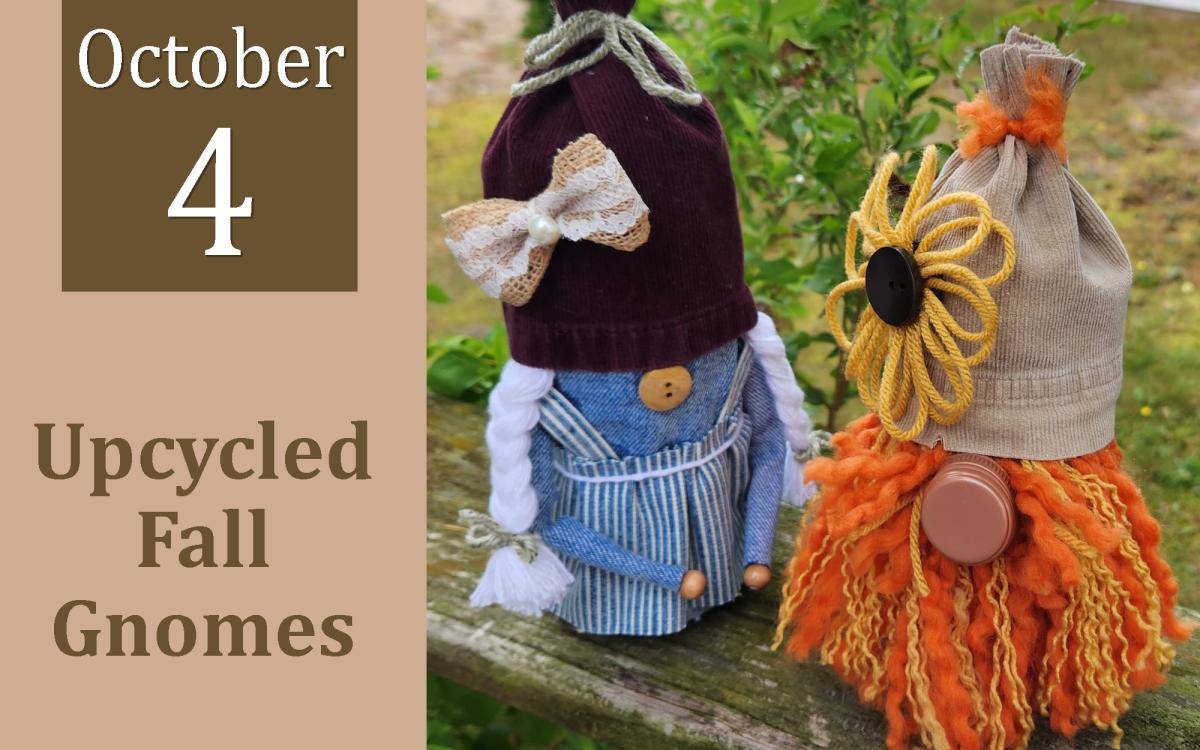 UPCYCLE: Fall Gnomes cover picture