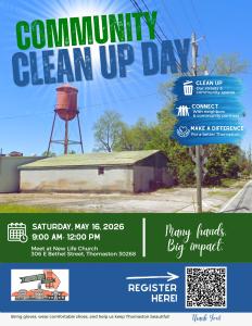 2026 Spring Community Clean-Up Volunteer Application