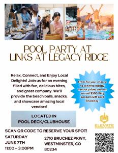 Pool Party at Links at Legacy Ridge