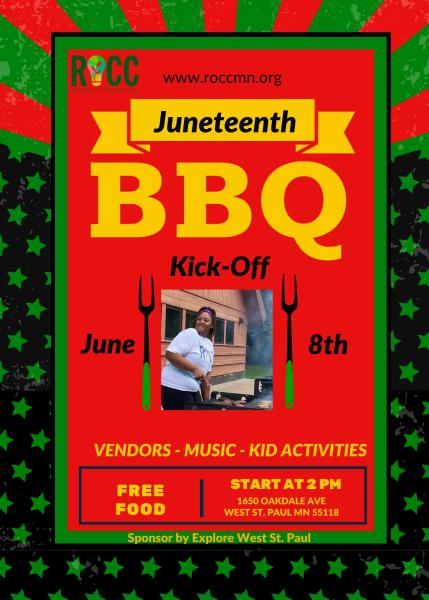 Juneteenth BBQ Kick-off Celebration Vendors and Performers