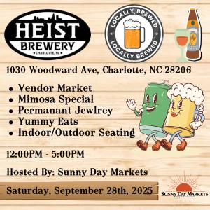 Heist Brewing Market (Sept 28th)