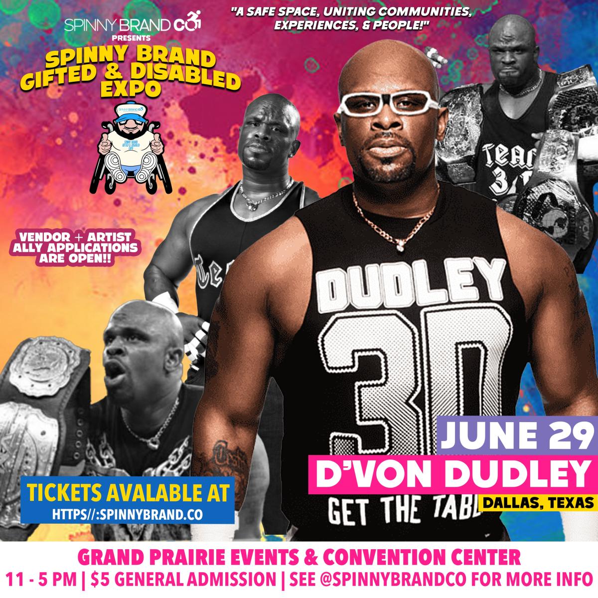 D'Von Dudley VIP Fast Pass + GA Entry cover picture