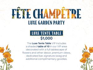 Luxe Tente - Table cover picture
