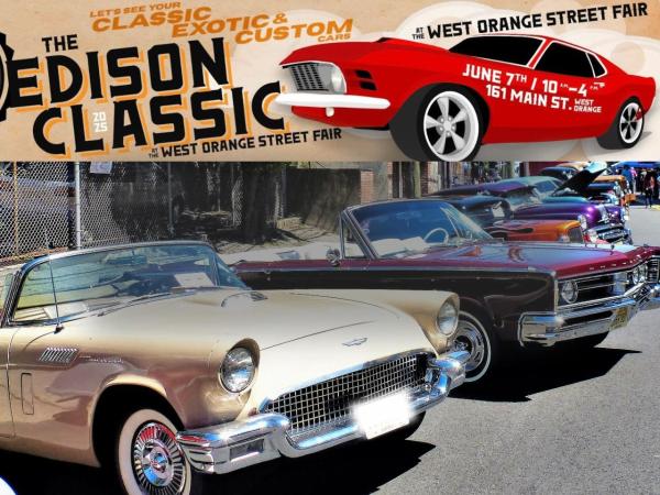 Edison Classic Car Show at the West Orange Street Fair