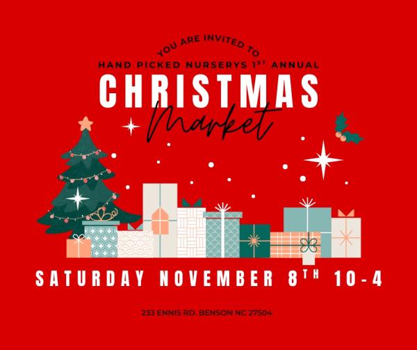 Christmas Market at Hand Picked Nursery