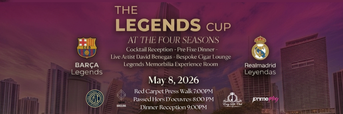 Legends Dinner Reception at Four Seasons Ft Lauderdale