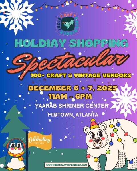 Indie Craft Holiday Shopping Spectacular 2025 Application (Artist & Vintage Sellers) Indie Craft Holiday Shopping Spectacular 2025 Application (Artist & Vintage Sellers)