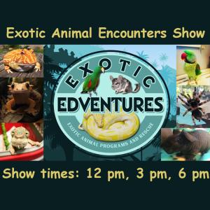 Exotic Animal Encounters Show 3 pm Showtime cover picture
