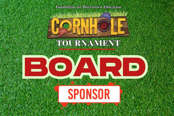 Board Sponsor Board Sponsor