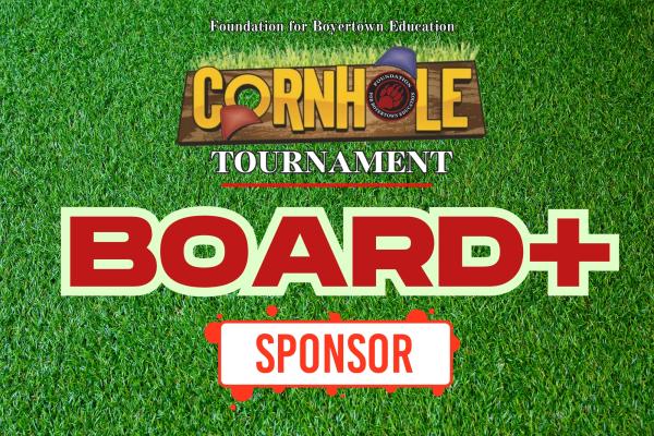 Board + Sponsor Board + Sponsor