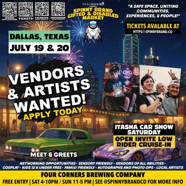 Spinny Brand Gifted & Disabled Expo August Spinny Brand Gifted & Disabled Expo August