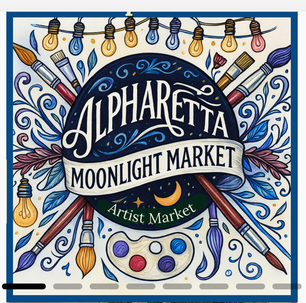 Alpharetta Moonlight Market Commercial Booth Activation