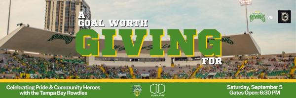 Pride Community Heroes at the Tampa Bay Rowdies