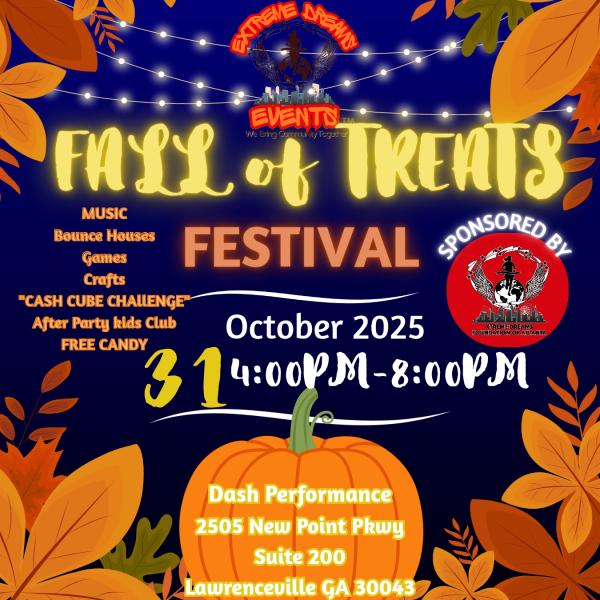 FALL of TREATS FESTIVAL at DASH PERFORMANCE
