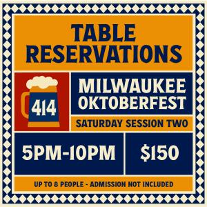 SATURDAY SESSION TWO -  5PM - 10PM - TABLE RESERVATION AURORA PAVILLION cover picture