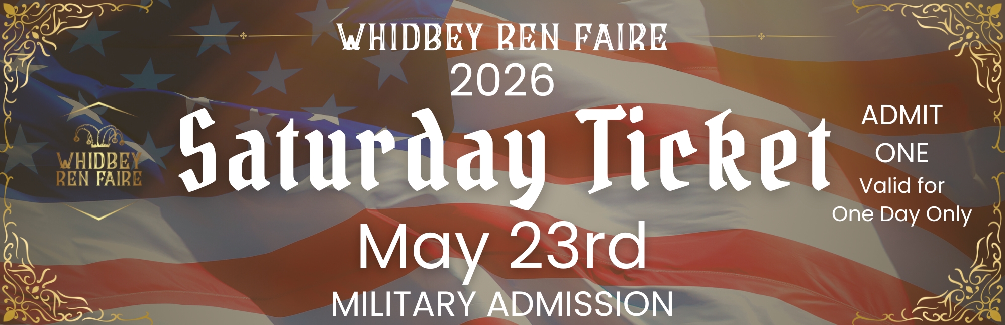 Sat, May 23rd - Military Admission (Veterans, Active Duty, and Reserves) cover picture