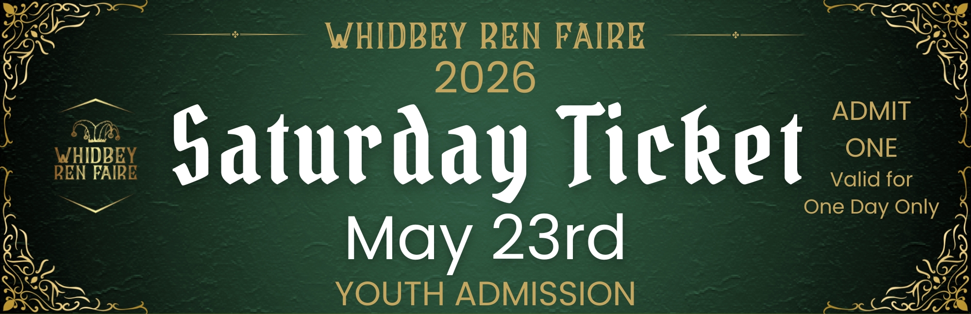 Sat, May 23rd - Youth Admission (Ages 6-17) cover picture