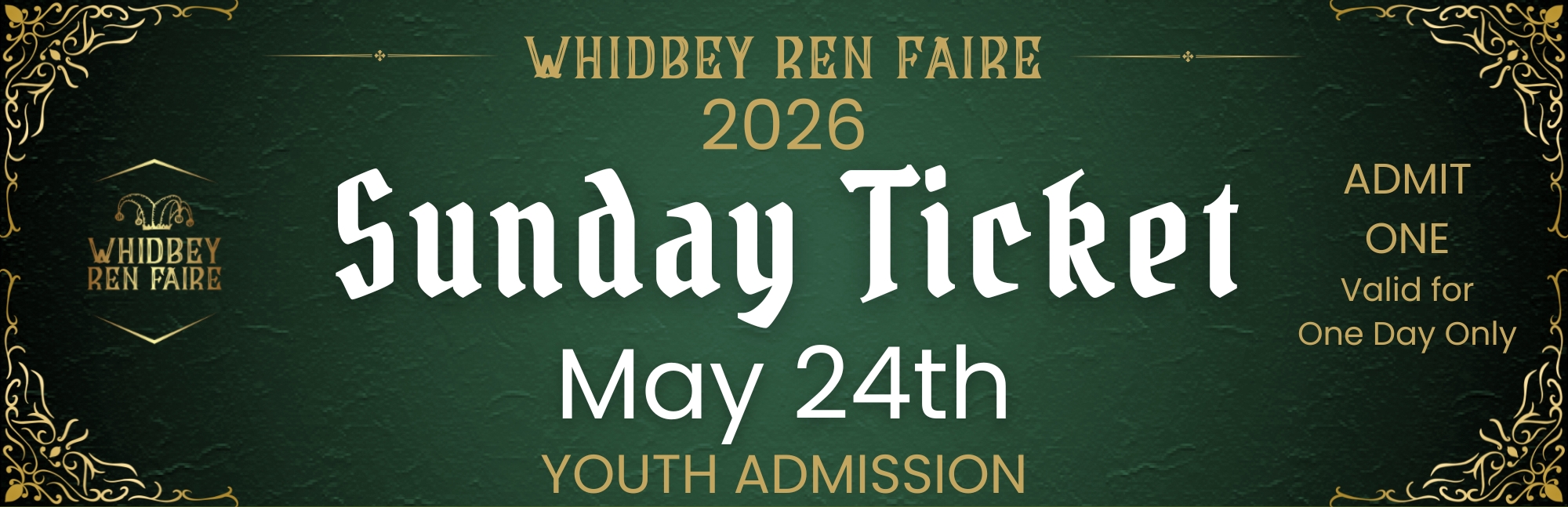 Sun, May 24th - Youth Admission (Ages 6-17) cover picture
