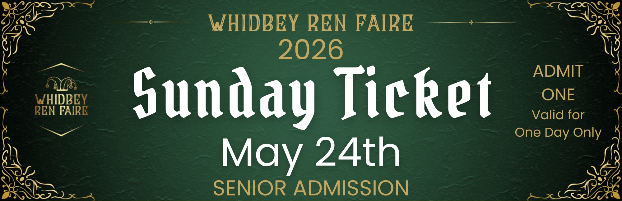 Sun, May 24th - Senior Admission (60+) cover picture