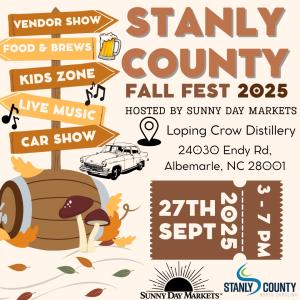 Stanly County Fall Fest (Sept 27th)