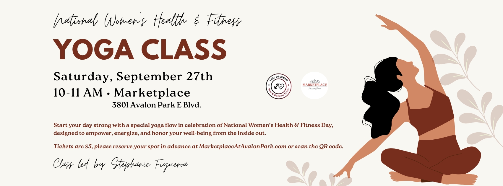 National Womens Health Yoga Class cover picture