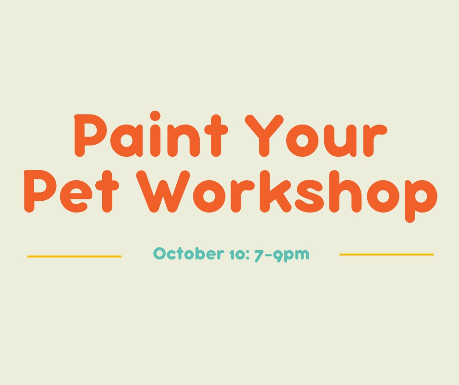 Paint your Pet Workshop - October 10 cover picture