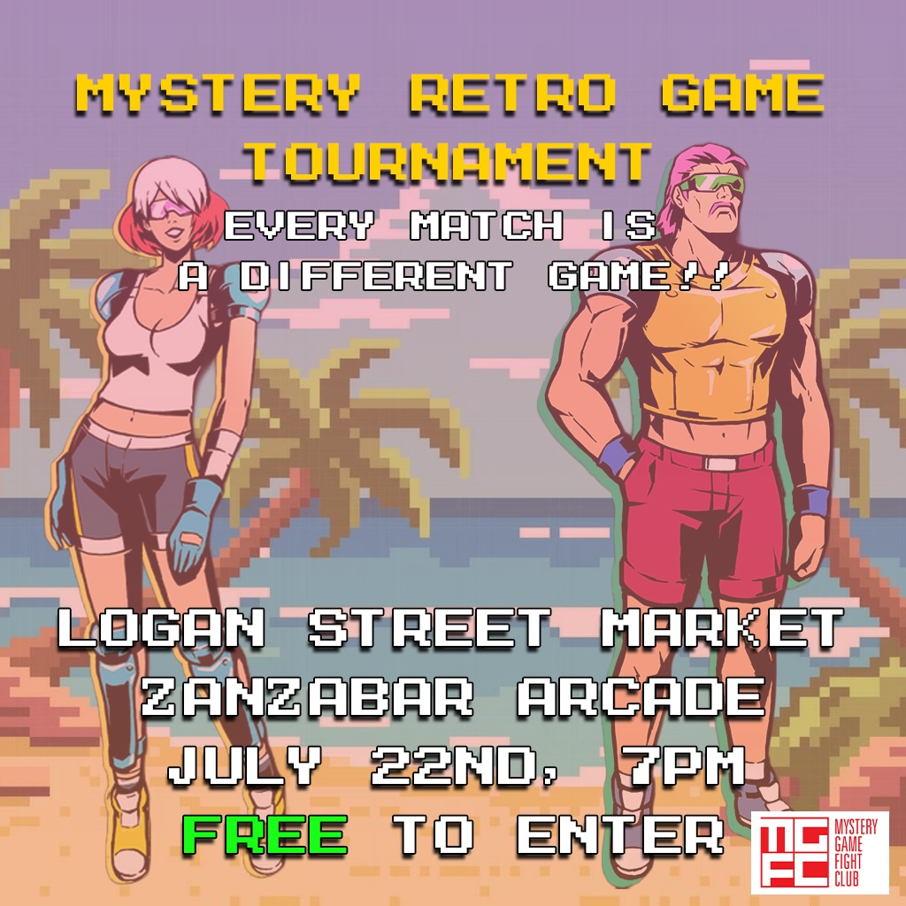 Mystery Game Fight Club- Retro Game Tournament