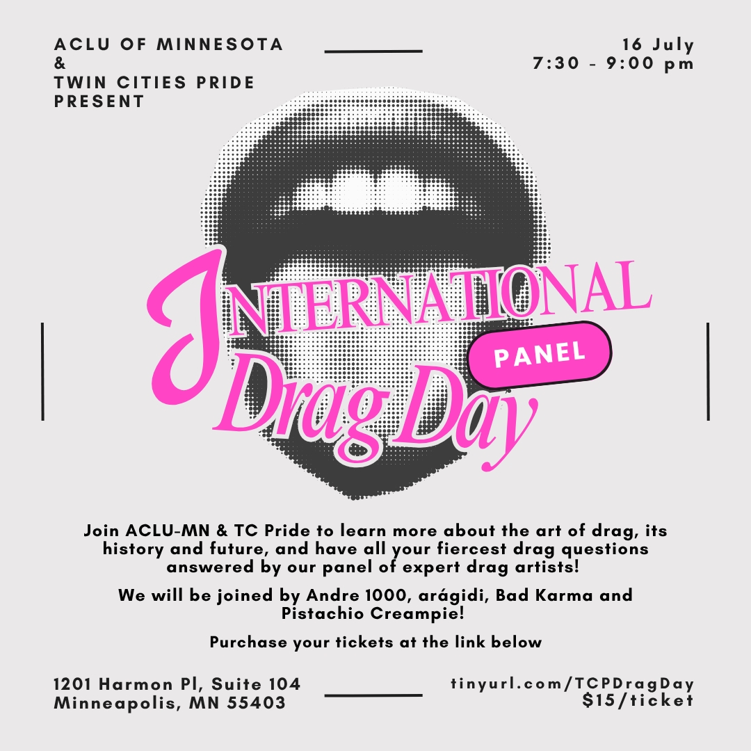 International Drag Day: Panel cover picture