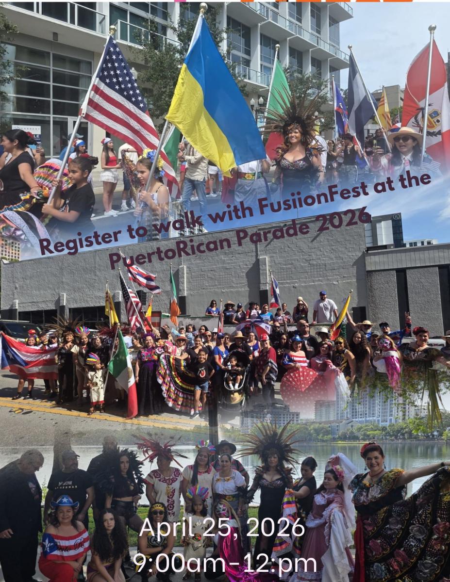 Puerto Rican Parade 2026 with FusionFest - Downtown Orlando