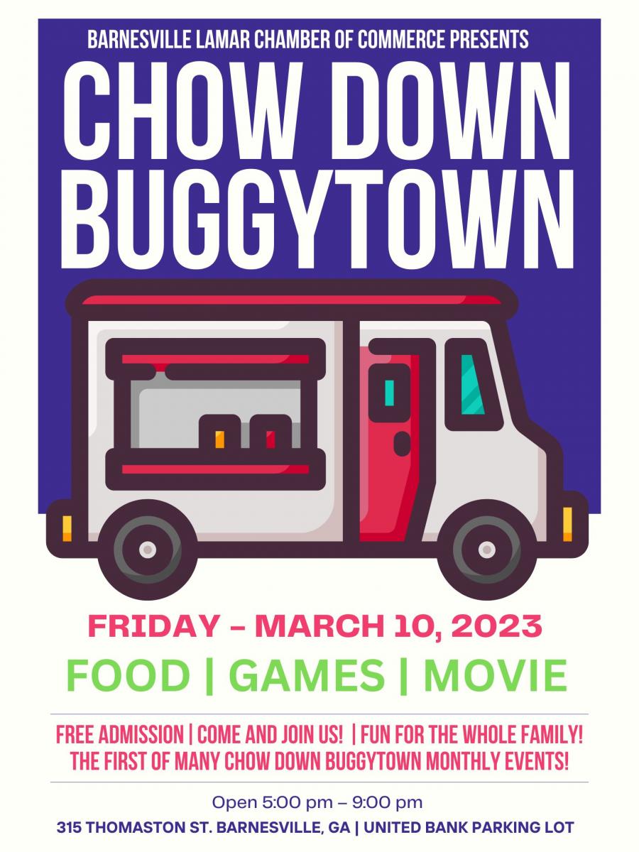 CHOW DOWN BUGGYTOWN cover image