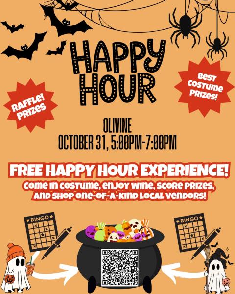 Happy Hour Halloween Party at Olivine