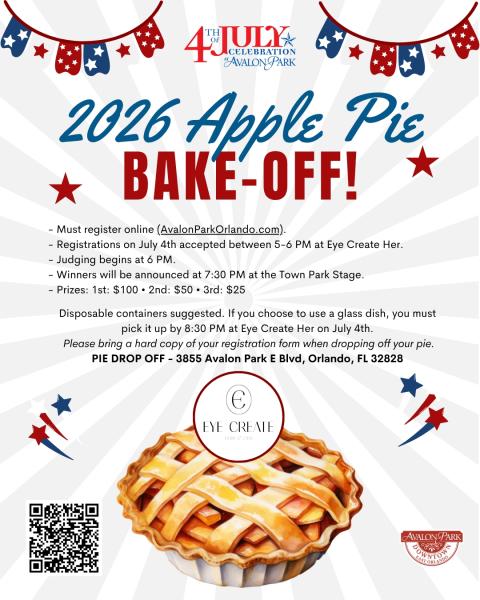 Apple Pie Bake Off Registration