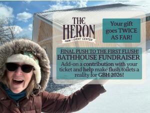 The Final Push for the First Flush, BATHHOUSE FUNDRAISER!