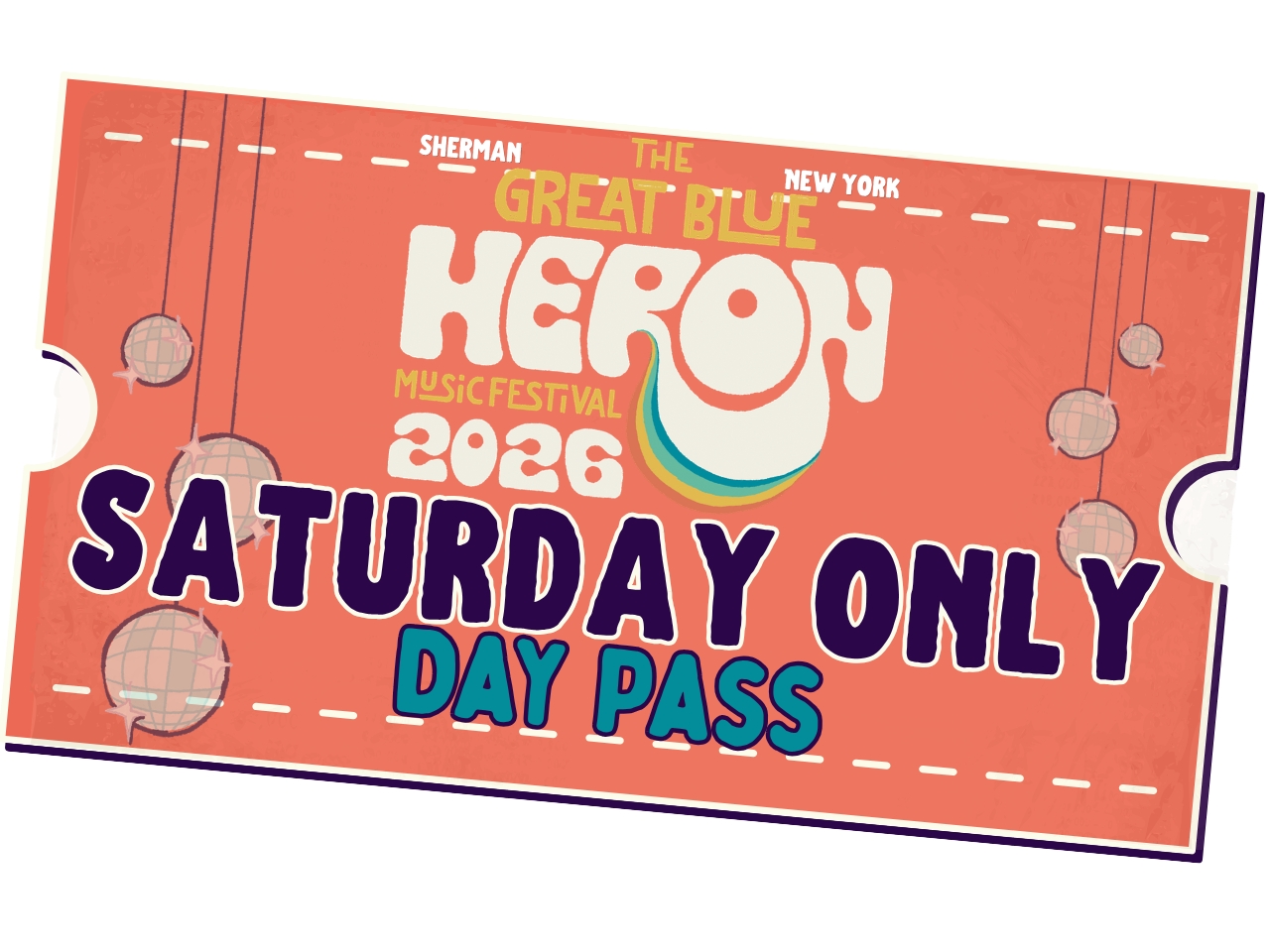 Saturday Only Ticket cover picture