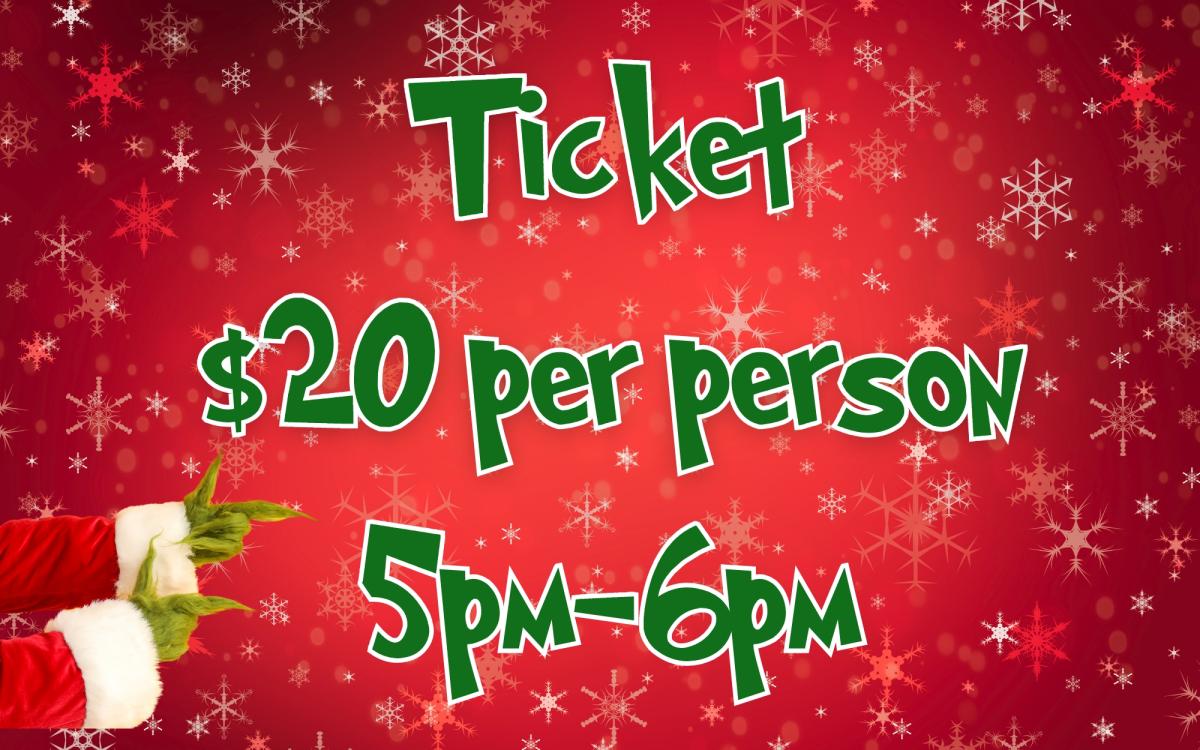 General Ticket (5pm-6pm) - $20 Per Person cover picture