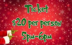 General Ticket (5pm-6pm) - $20 Per Person cover picture