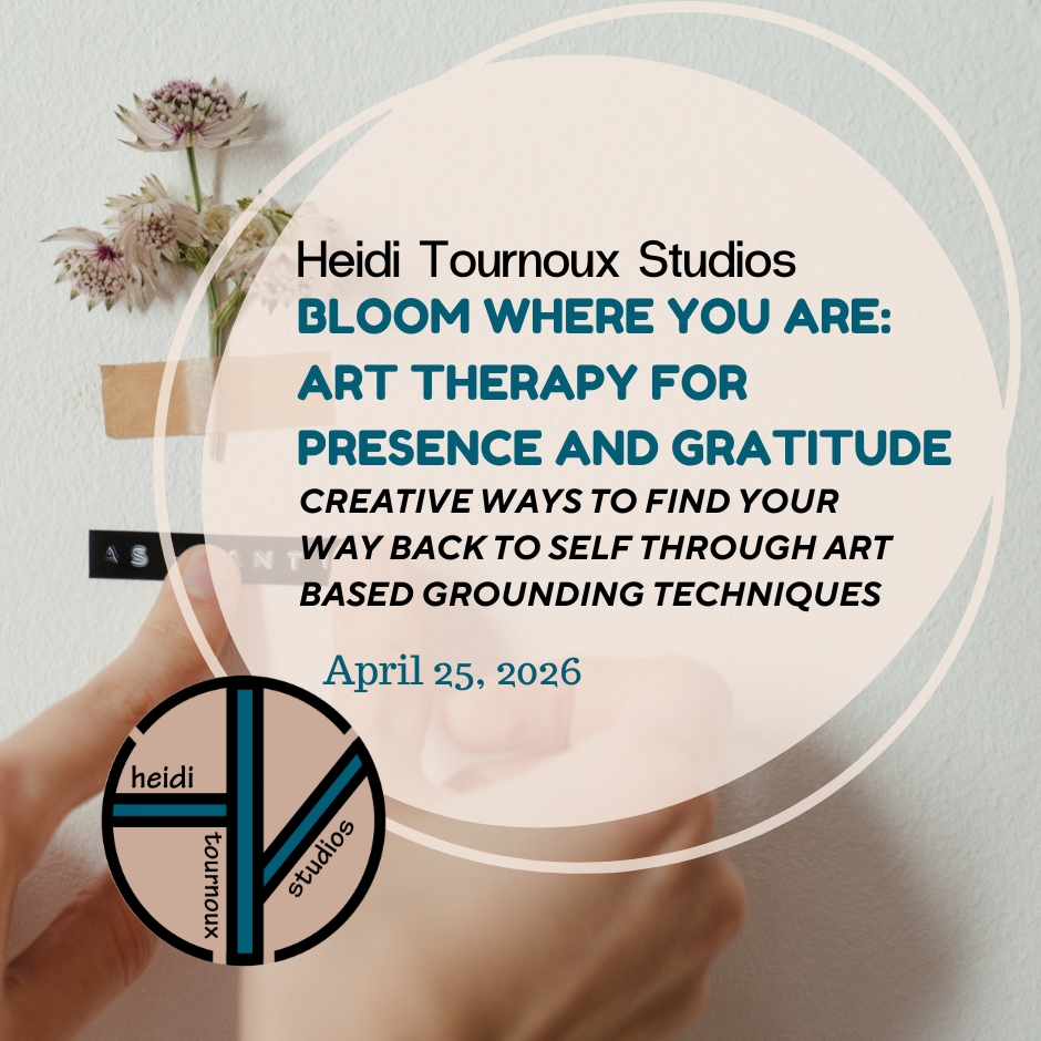 Bloom Where You Are: Art Therapy for Presence and Gratitude cover picture