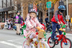 Reindeer Riders Bike Parade Participants