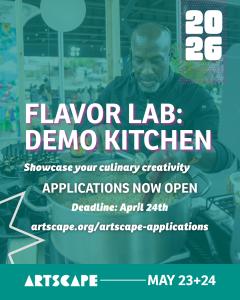 Artscape Cooking Demo Stage