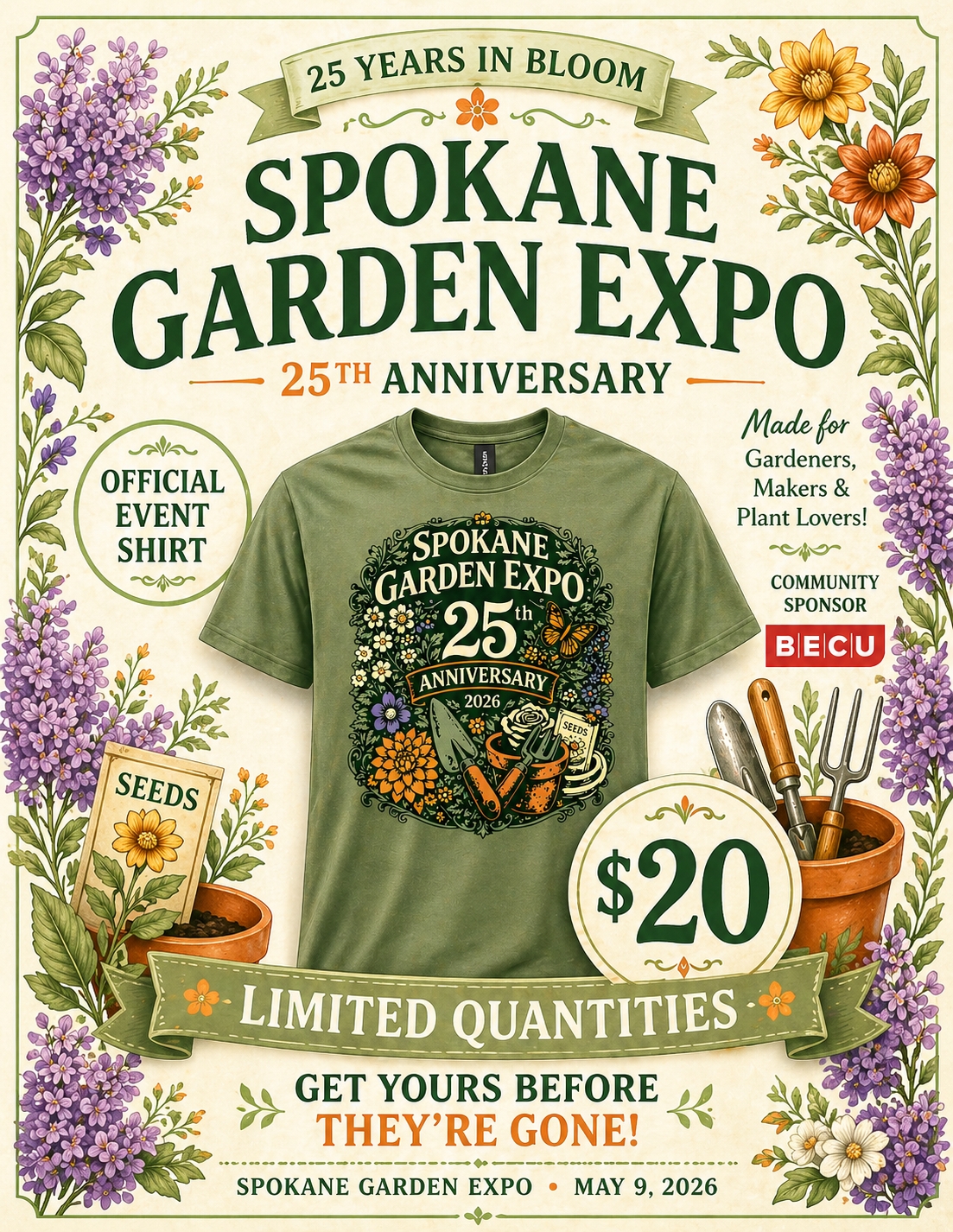 S- Spokane Garden Expo T-Shirt cover picture