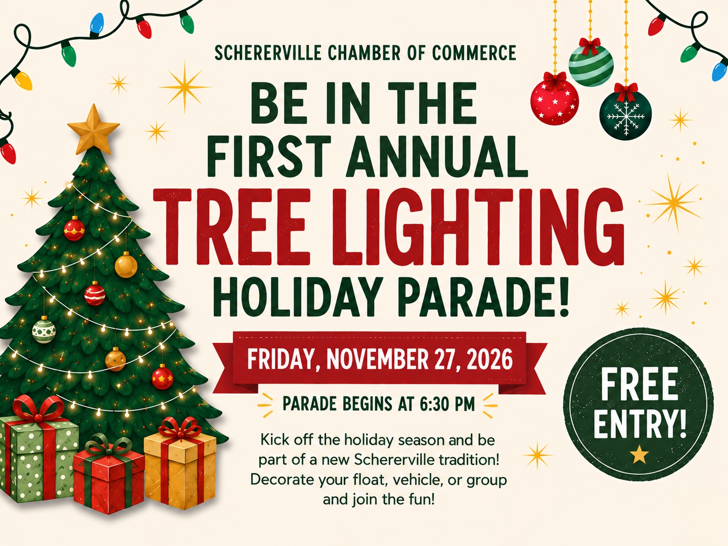 2026 Tree Lighting Parade