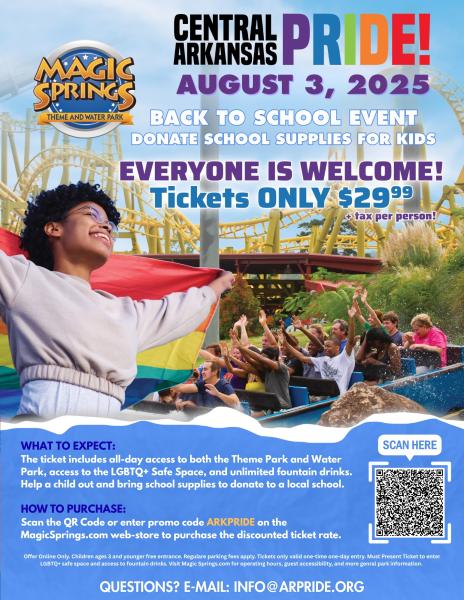 Central Arkansas Pride Day at Magic Springs