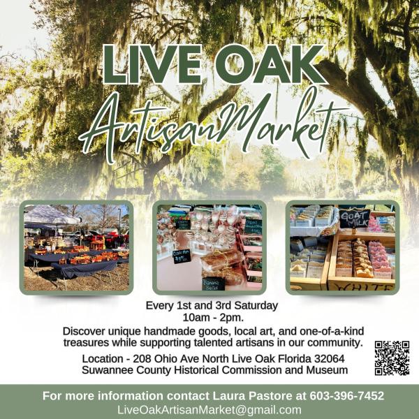 Live Oak Artisan Market - Nov 1