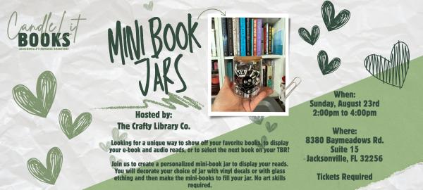 Mini Book Jar Craft Workshop