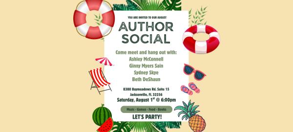 August Author Social