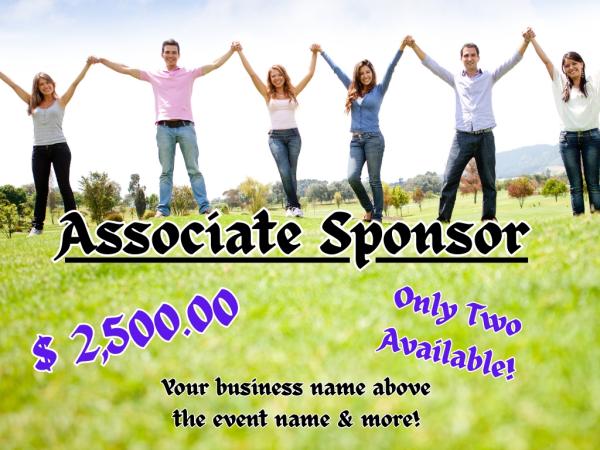 Associate Sponsor -  Only Two Available!