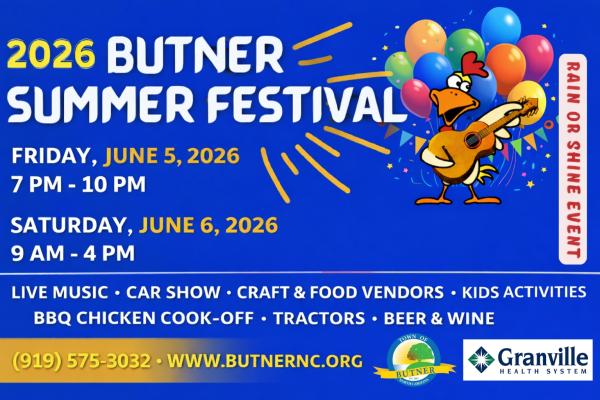 Butner Summer Festival Vendor Application
