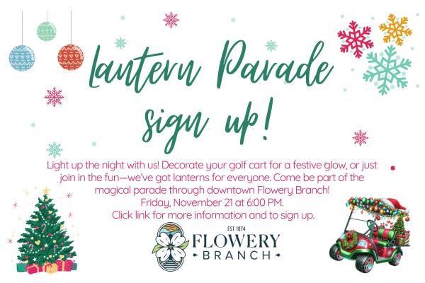 Lantern Parade Sign Up