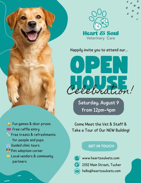 Heart & Soul Veterinary Care's Open House Celebration