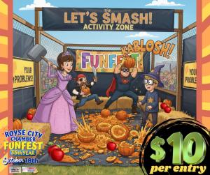 Let's Smash! Activity Zone at FunFest